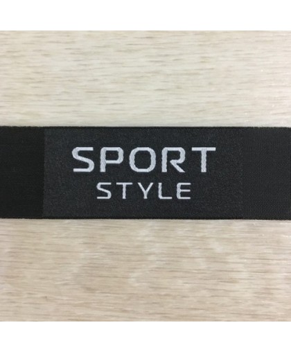 Этикетка тканная (жаккардовая) 30мм Sport  (100 метров)